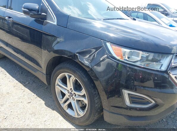 2FMPK3K85JBC32974 2018 FORD EDGE Black წინა ხედი
