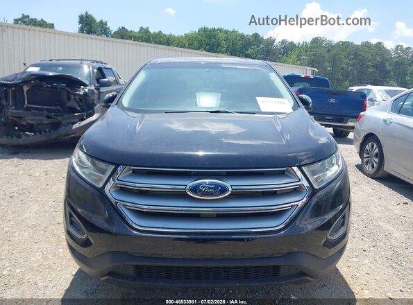 2FMPK3K85JBC32974 2018 FORD EDGE Black ხელსაწყოთა პანელის ხედი