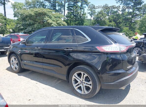 2FMPK3K85JBC32974 2018 FORD EDGE Black სალონის 360-გრადუსიანი ხედი