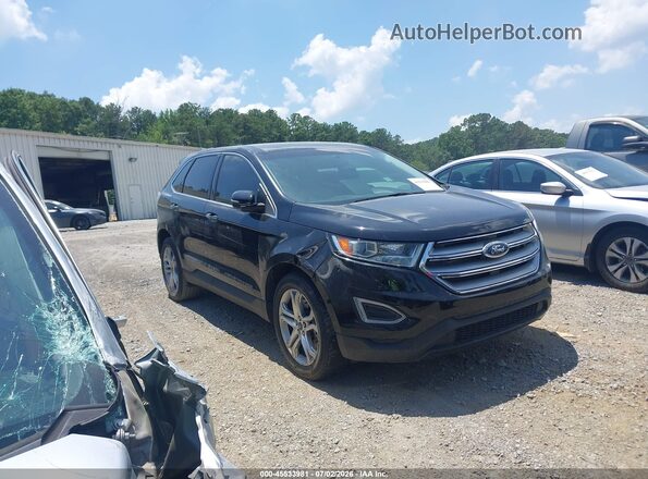 2FMPK3K85JBC32974 2018 FORD EDGE Black უკანა სალონის ხედი