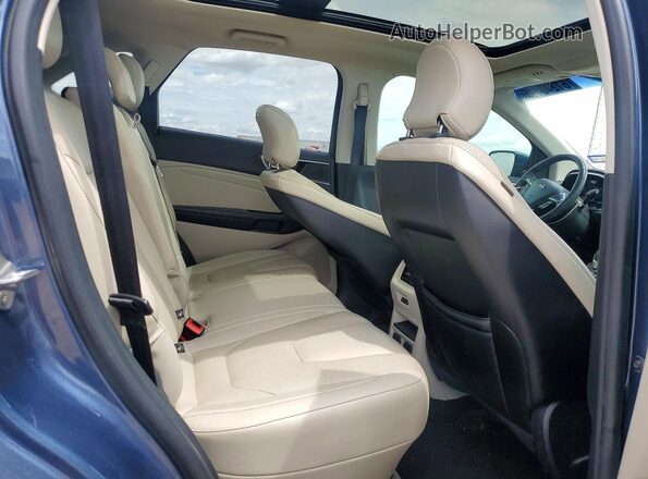 2FMPK3K85JBC51993 2018 FORD EDGE Blue Widok wnętrza z tyłu
