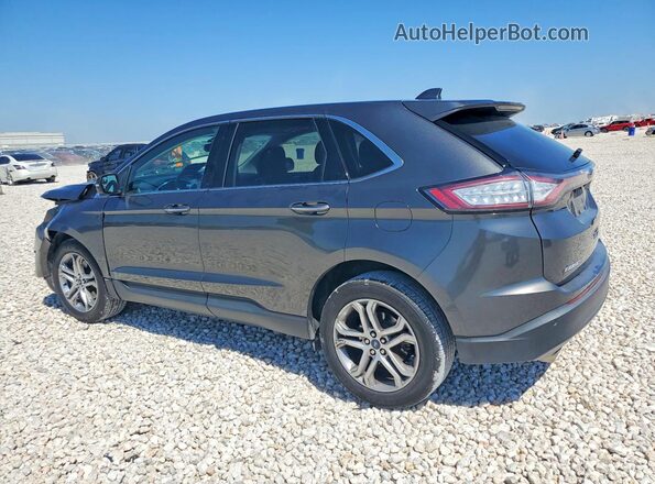 2FMPK3K86GBB42614 2016 FORD EDGE Black Հետևի ձախ