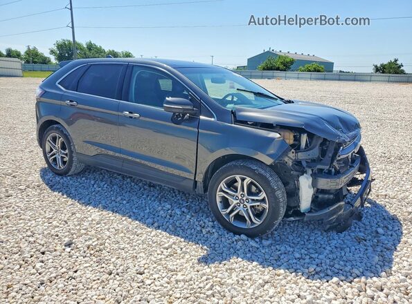 2FMPK3K86GBB42614 2016 FORD EDGE Black Առջևի աջ
