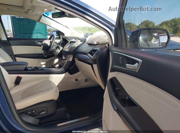 2FMPK3K86JBB03013 2018 FORD EDGE Blue Սալոնի դիմացի տեսք