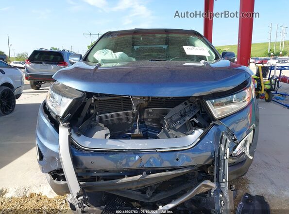 2FMPK3K86JBB03013 2018 FORD EDGE Blue Սալոնի հետևի տեսք