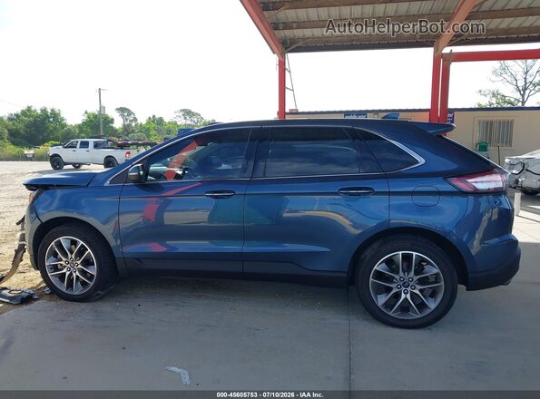 2FMPK3K86JBB03013 2018 FORD EDGE Blue 