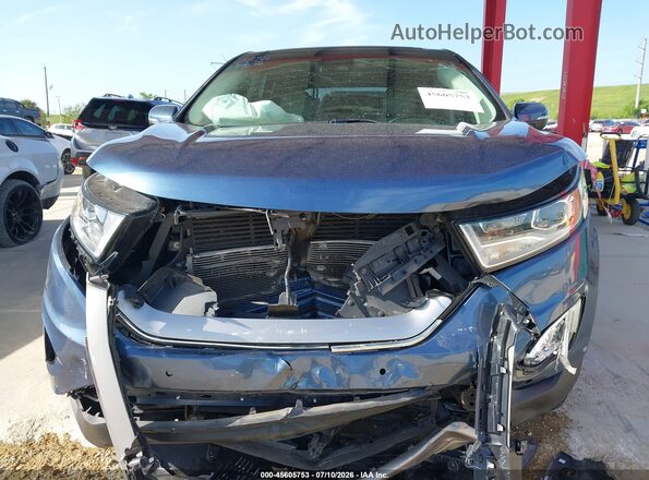 2FMPK3K86JBB03013 2018 FORD EDGE Blue Դիմացի տեսք