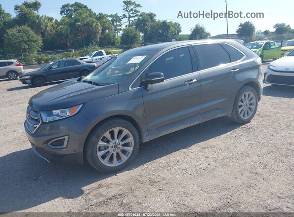 2FMPK3K86JBB12018 2018 FORD EDGE Gray Przód lewy