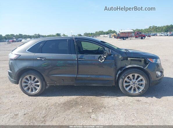 2FMPK3K86JBB12018 2018 FORD EDGE Gray Widok wnętrza z tyłu