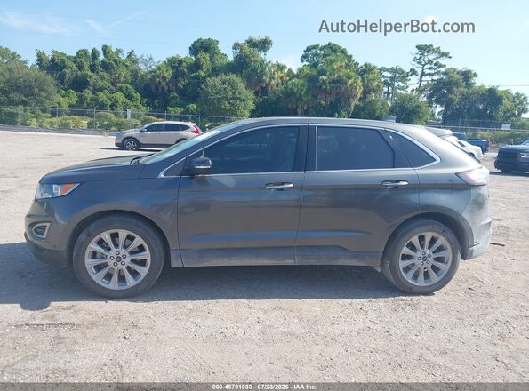2FMPK3K86JBB12018 2018 FORD EDGE Gray Widok wnętrza 360 stopni