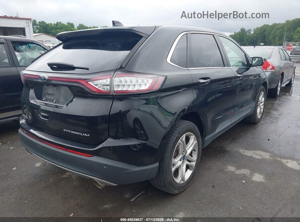 2FMPK3K86JBB80092 2018 FORD EDGE Black უკანა მარჯვენა