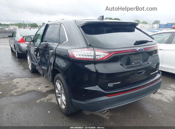 2FMPK3K86JBB80092 2018 FORD EDGE Black უკანა მარცხენა