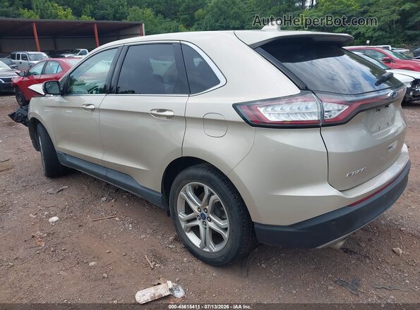 2FMPK3K88JBB22775 2018 FORD EDGE Silver Trasero izquierdo