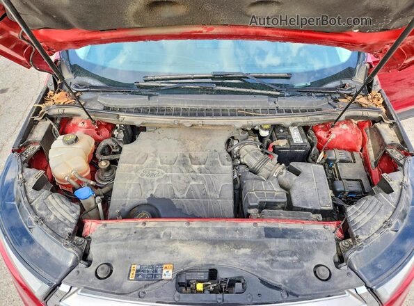 2FMPK3K88JBC30572 2018 FORD EDGE Red Вид підкапотного простору