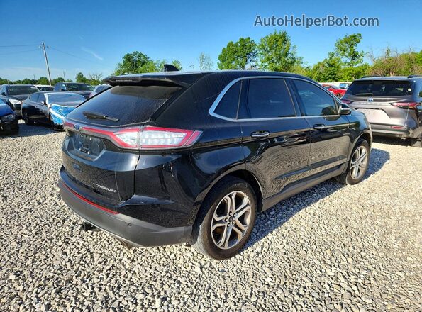 2FMPK3K89JBC32976 2018 FORD EDGE Black Հետևի աջ