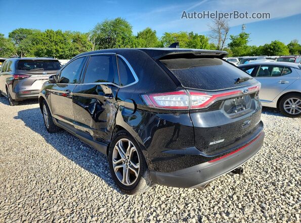 2FMPK3K89JBC32976 2018 FORD EDGE Black Հետևի ձախ