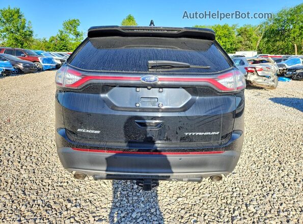2FMPK3K89JBC32976 2018 FORD EDGE Black Հետևի տեսք