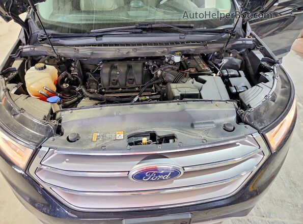 2FMPK3K89JBC32976 2018 FORD EDGE Black Շարժիչի բաժամունքի տեսք