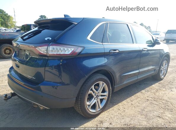 2FMPK3K8XHBB10475 2017 FORD EDGE Blue Tył prawy