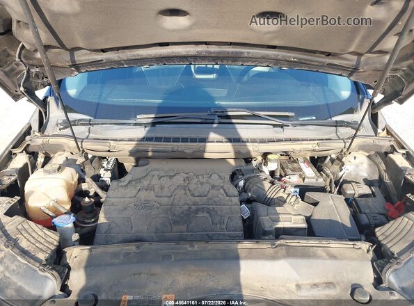 2FMPK3K8XHBB10475 2017 FORD EDGE Blue Widok z tyłu