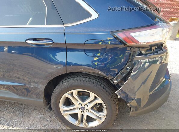 2FMPK3K8XHBB10475 2017 FORD EDGE Blue Widok z przodu