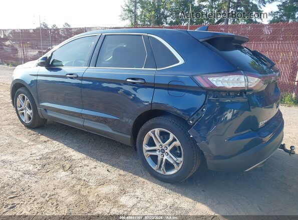 2FMPK3K8XHBB10475 2017 FORD EDGE Blue Tył lewy