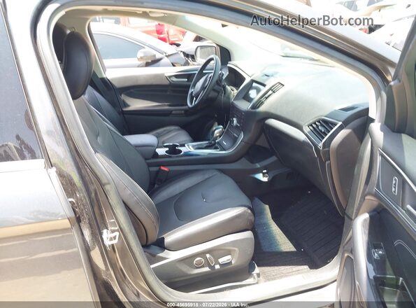 2FMPK3K8XJBC28533 2018 FORD EDGE Серый Вид салона спереди