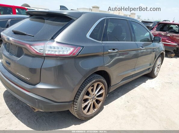 2FMPK3K8XJBC28533 2018 FORD EDGE Серый Задняя правая четверть