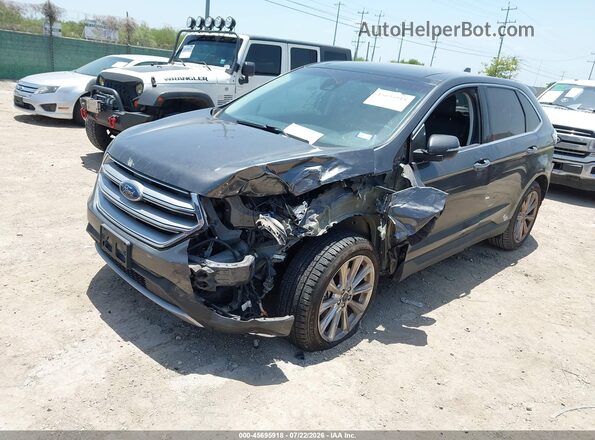 2FMPK3K8XJBC28533 2018 FORD EDGE Серый Передняя левая четверть