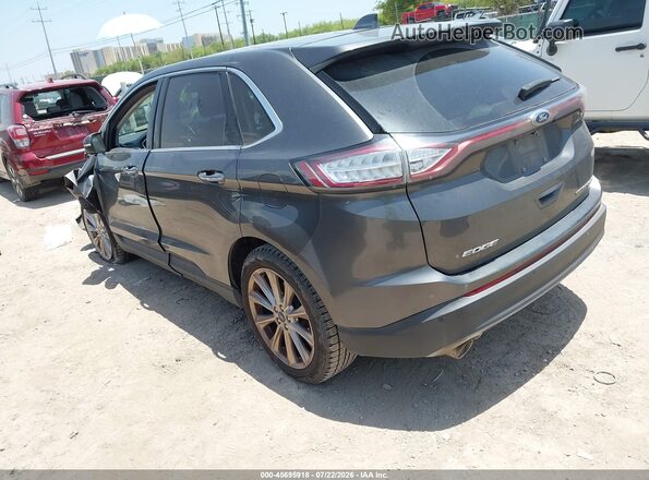 2FMPK3K8XJBC28533 2018 FORD EDGE Серый Задняя левая четверть