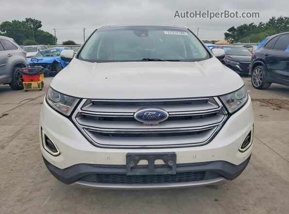 2FMPK3K90GBC11239 2016 FORD EDGE White წინა ხედი
