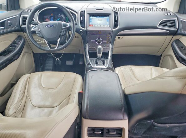 2FMPK3K90GBC11239 2016 FORD EDGE White წინა პანელის ხედი