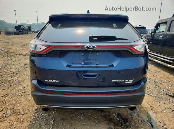 2FMPK3K90HBB72010 2017 FORD EDGE Blue Հետևի տեսք
