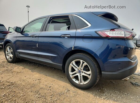 2FMPK3K90HBB72010 2017 FORD EDGE Blue Հետևի ձախ