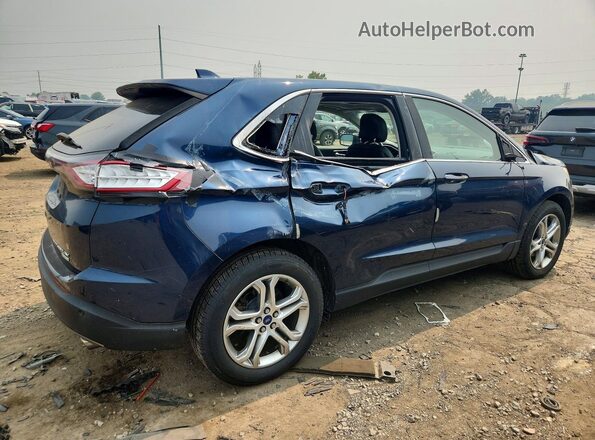 2FMPK3K90HBB72010 2017 FORD EDGE Blue Հետևի աջ