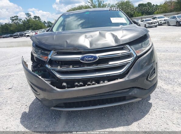 2FMPK3K90HBB75988 2017 FORD EDGE Gray Widok z przodu