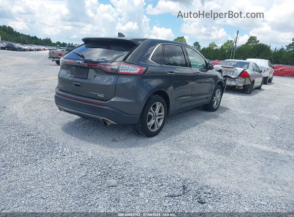 2FMPK3K90HBB75988 2017 FORD EDGE Gray Tył prawy