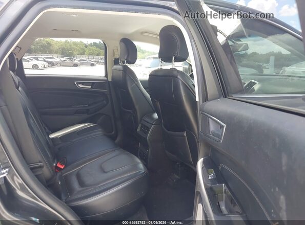 2FMPK3K90HBB75988 2017 FORD EDGE Gray Widok naklejki z numerem VIN