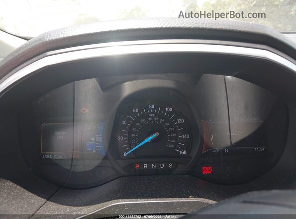 2FMPK3K90HBB75988 2017 FORD EDGE Gray Widok tylnych siedzeń