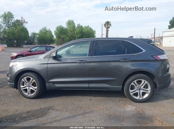 2FMPK3K90HBB91219 2017 FORD EDGE Gray Панорамний вид салону 360°