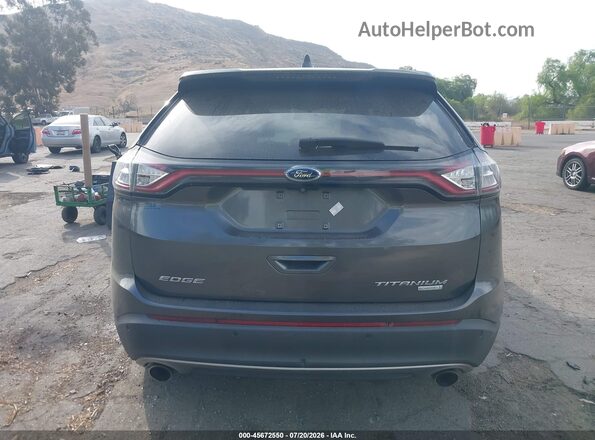 2FMPK3K90HBB91219 2017 FORD EDGE Gray 