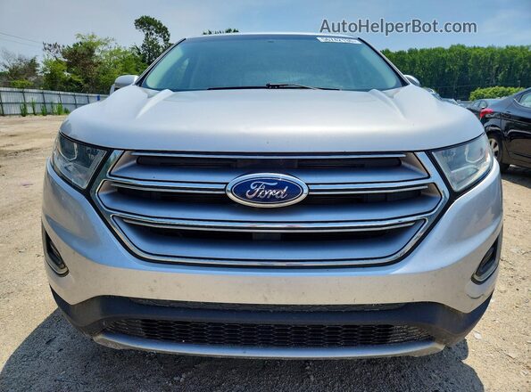 2FMPK3K90JBB08166 2018 FORD EDGE Silver Вид спереду