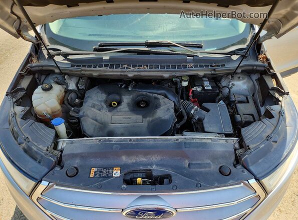 2FMPK3K90JBB08166 2018 FORD EDGE Silver Вид підкапотного простору