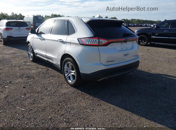 2FMPK3K90JBC30459 2018 FORD EDGE Белый Задняя левая четверть