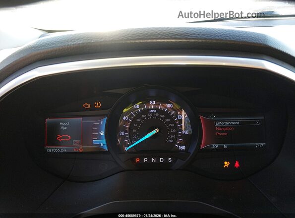 2FMPK3K90JBC30459 2018 FORD EDGE Белый Вид задних сидений