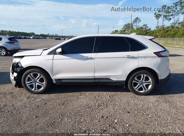 2FMPK3K90JBC30459 2018 FORD EDGE Белый Панорамный вид салона 360°