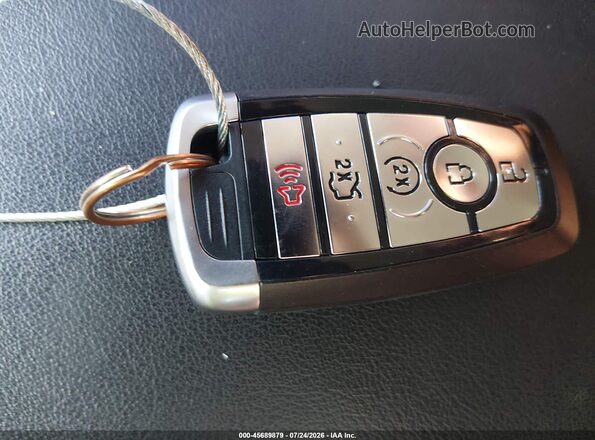 2FMPK3K90JBC30459 2018 FORD EDGE Белый Вид панели приборов