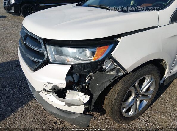 2FMPK3K90JBC30459 2018 FORD EDGE Белый Вид спереди
