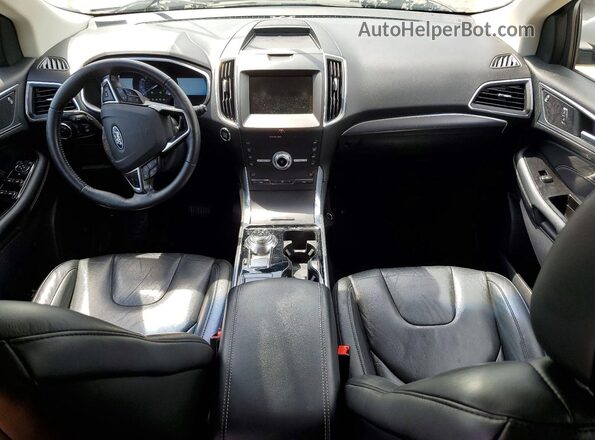 2FMPK3K90LBA30524 2020 FORD EDGE Silver Вид панелі приладів