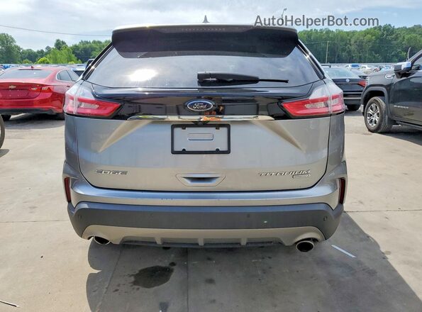 2FMPK3K90LBA30524 2020 FORD EDGE Silver Вид ззаду